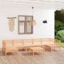 Juego de muebles de jardín 8 piezas madera maciza de pino de vidaXL, Conjuntos de jardín - Ref: Foro24-3083409, Precio: 367,3...