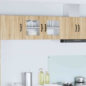 Armario de cocina mural con puerta Roble Sonoma 80 x 31 x 40 cm en Armarios de cocina | Comprar online en Foru.es