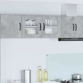 Mueble de Cocina con estante Gris Concreto 80 x 31 x 40 cm en Armarios de cocina | Comprar online en Foru.es
