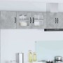 Mueble de Cocina con estante Gris Concreto 80 x 31 x 40 cm en Armarios de cocina | Comprar online en Foru.es