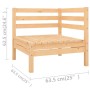 Juego muebles de jardín 10 piezas madera maciza pino de vidaXL, Conjuntos de jardín - Ref: Foro24-3083419, Precio: 409,02 €, ...