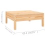 Juego muebles de jardín 10 piezas madera maciza pino de vidaXL, Conjuntos de jardín - Ref: Foro24-3083419, Precio: 409,02 €, ...