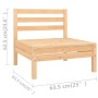 Juego muebles de jardín 10 piezas madera maciza pino de vidaXL, Conjuntos de jardín - Ref: Foro24-3083419, Precio: 409,02 €, ...