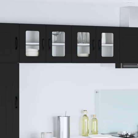 Mueble de Cocina con estante 2 pcs Negro 60 x 31 x 40 cm en Armarios de cocina | Comprar online en Foru.es