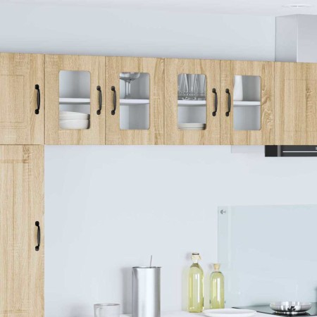 Mueble de Cocina con estante 2 pcs Roble Sonoma 60 x 31 x 40 cm en Armarios de cocina | Comprar online en Foru.es