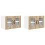 Mueble de Cocina con estante 2 pcs Roble Sonoma 60 x 31 x 40 cm en Armarios de cocina | Comprar online en Foru.es