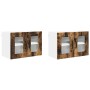 Mueble de Cocina con puerta 2 pcs Roble ahumado 60 x 31 x 40 cm en Armarios de cocina | Comprar online en Foru.es