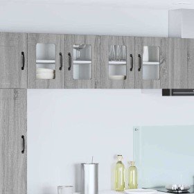 Mueble de Cocina con estante 2 pcs Gris Sonoma 60 x 31 x 40 cm en Armarios de cocina | Comprar online en Foru.es