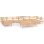 Juego de muebles de jardín 13 piezas madera maciza de pino de vidaXL, Conjuntos de jardín - Ref: Foro24-3083459, Precio: 570,...