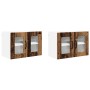 Mueble de Cocina con estante 2 pcs Madera vieja 60 x 31 x 40 cm en Armarios de cocina | Comprar online en Foru.es