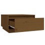 Mesa de centro madera maciza de pino marrón miel 55x56x32 cm de vidaXL, Mesas de centro - Ref: Foro24-813408, Precio: 56,79 €...