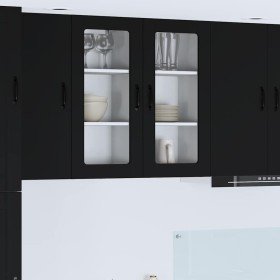 Mueble de Cocina con estante 2 pcs Negro 40 x 31 x 80 cm en Armarios de cocina | Comprar online en Foru.es