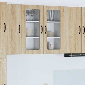 Mueble de Cocina con estante 2 pcs Roble Sonoma 40 x 31 x 80 cm en Armarios de cocina | Comprar online en Foru.es