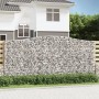 Cestas de gaviones 4 uds forma de arco hierro 400x50x180/200 cm de vidaXL, Maceteros y jardineras - Ref: Foro24-3146010, Prec...
