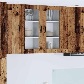 Mueble de Cocina con estante 2 pcs Madera vieja 40 x 31 x 80 cm en Armarios de cocina | Comprar online en Foru.es