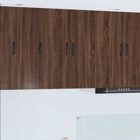 Mueble de Cocina con estante 2 pcs Roble Marrón 30 x 31 x 80 cm en Armarios de cocina | Comprar online en Foru.es