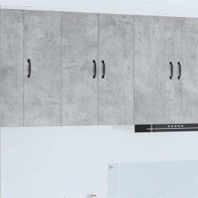 Mueble de Cocina con estante Gris Concreto 60 x 31 x 80 cm en Armarios de cocina | Comprar online en Foru.es