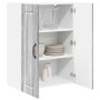 Mueble de Cocina con estante Gris Sonoma 60 x 31 x 80 cm en Armarios de cocina | Comprar online en Foru.es