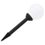Lámparas solares esféricas de exterior 4 uds LED RGB 15 cm de vidaXL, Iluminación de exterior - Ref: Foro24-44457, Precio: 46...
