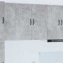 Mueble de Cocina con estante Gris Concreto 80 x 31 x 80 cm en Armarios de cocina | Comprar online en Foru.es