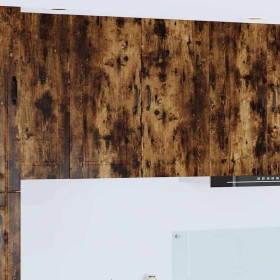 Mueble de Cocina con estante Roble ahumado 80 x 31 x 80 cm en Armarios de cocina | Comprar online en Foru.es