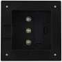 Lámparas solares de exterior LED cuadradas 6 uds 12 cm negro de vidaXL, Iluminación de exterior - Ref: Foro24-44468, Precio: ...
