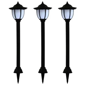 Outdoor LED solar lamps 3 units black by vidaXL, Outdoor lighting - Ref: Foro24-44471, Price: 45,75 €, Discount: %