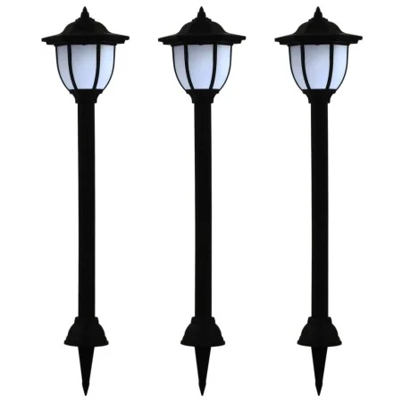Lámparas solares LED exterior 3 uds negro de vidaXL, Iluminación de exterior - Ref: Foro24-44471, Precio: 45,75 €, Descuento: %
