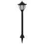Lámparas solares LED exterior 3 uds negro de vidaXL, Iluminación de exterior - Ref: Foro24-44471, Precio: 45,75 €, Descuento: %