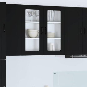 Mueble de Cocina Negro 80 x 31 x 80 cm Madera de ingeniería en Armarios de cocina | Comprar online en Foru.es
