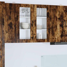 Mueble de Cocina con estante Roble ahumado 80 x 31 x 80 cm en Armarios de cocina | Comprar online en Foru.es