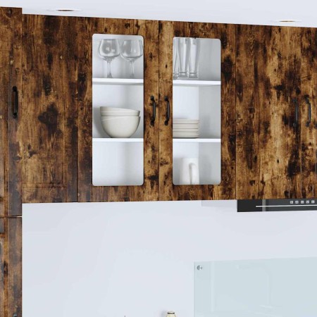 Mueble de Cocina con estante Roble ahumado 80 x 31 x 80 cm en Armarios de cocina | Comprar online en Foru.es