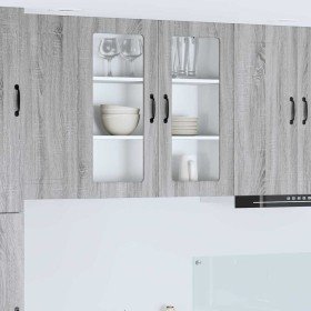 Mueble de Cocina con estante Gris Sonoma 80 x 31 x 80 cm en Armarios de cocina | Comprar online en Foru.es