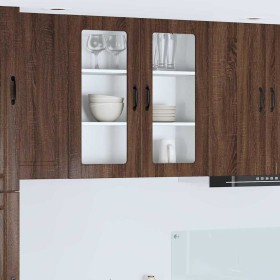 Mueble de Cocina con estante Roble Marrón 80 x 31 x 80 cm en Armarios de cocina | Comprar online en Foru.es
