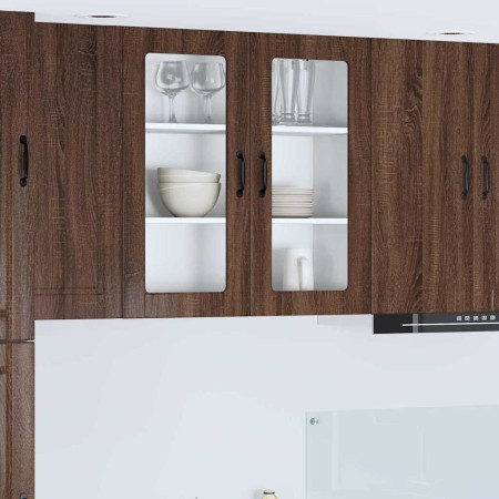 Mueble de Cocina con estante Roble Marrón 80 x 31 x 80 cm en Armarios de cocina | Comprar online en Foru.es