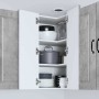 Mueble de Cocina con estante Gris Concreto 57 x 57 x 80 cm en Armarios de cocina | Comprar online en Foru.es