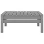 Conjunto de muebles de jardín 4 piezas madera maciza pino gris de vidaXL, Conjuntos de jardín - Ref: Foro24-806619, Precio: 1...