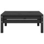 Conjunto de muebles de jardín 4 piezas madera maciza pino negro de vidaXL, Conjuntos de jardín - Ref: Foro24-806621, Precio: ...