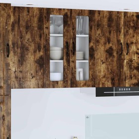 Mueble de Cocina con estante Roble ahumado 60 x 31 x 80 cm en Armarios de cocina | Comprar online en Foru.es