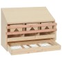 Ponedero para gallinas 3 compartimentos madera pino 72x33x54 cm de vidaXL, Incubadoras de huevos - Ref: Foro24-170653, Precio...