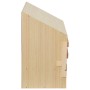 Ponedero para gallinas 3 compartimentos madera pino 72x33x54 cm de vidaXL, Incubadoras de huevos - Ref: Foro24-170653, Precio...