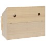 Ponedero para gallinas 3 compartimentos madera pino 72x33x54 cm de vidaXL, Incubadoras de huevos - Ref: Foro24-170653, Precio...