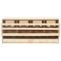 Ponedero para gallinas 4 compartimentos madera pino 106x40x45cm de vidaXL, Incubadoras de huevos - Ref: Foro24-170658, Precio...