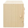 Ponedero para gallinas 4 compartimentos madera pino 106x40x45cm de vidaXL, Incubadoras de huevos - Ref: Foro24-170658, Precio...