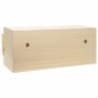 Ponedero para gallinas 4 compartimentos madera pino 106x40x45cm de vidaXL, Incubadoras de huevos - Ref: Foro24-170658, Precio...