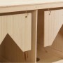 Ponedero para gallinas 4 compartimentos madera pino 106x40x45cm de vidaXL, Incubadoras de huevos - Ref: Foro24-170658, Precio...