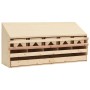 Ponedero para gallinas 5 compartimentos madera pino 117x33x54cm de vidaXL, Incubadoras de huevos - Ref: Foro24-170659, Precio...