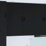 Armario de cocina mural con estante Negro 40 x 31 x 100 cm en Armarios de cocina | Comprar online en Foru.es
