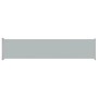 Toldo lateral retráctil para patio gris 140x600 cm de vidaXL, Sombrillas - Ref: Foro24-313373, Precio: 85,52 €, Descuento: %