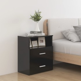 Mesita de noche negra 50x32x60 cm de vidaXL, Mesitas de noche - Ref: Foro24-803274, Precio: 51,07 €, Descuento: %